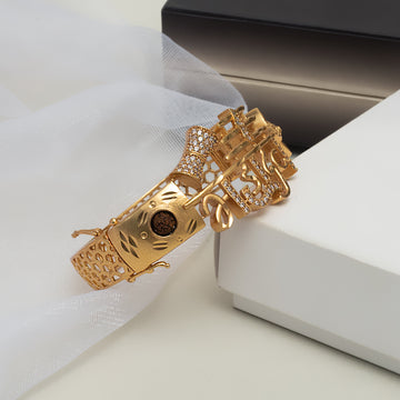 Mahadev Gold Bracelet