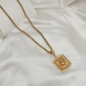 Hellow Call Ganesh Men's Gold Chain Pendant