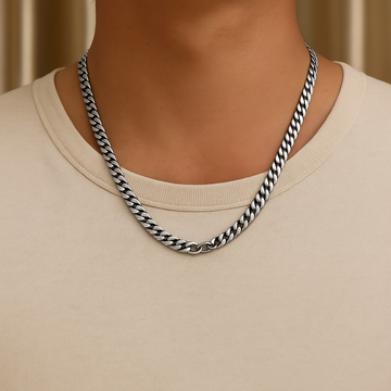 Cuban Silver Chain (18 inch)
