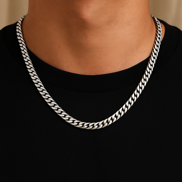 Cuban Silver Chain (24 inch)