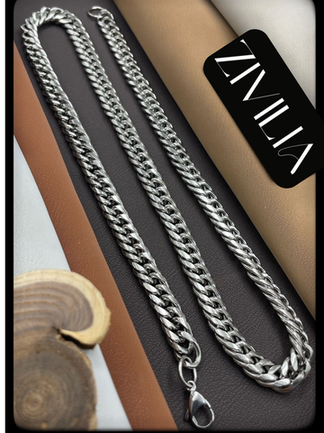 Cuban Silver Chain (24 inch)
