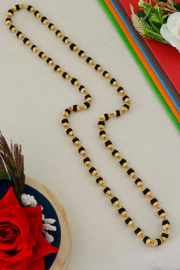Black & Golden Rudraksha Mala