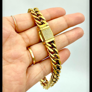 Men’s Premium Cuban Bracelet –  Square Lock