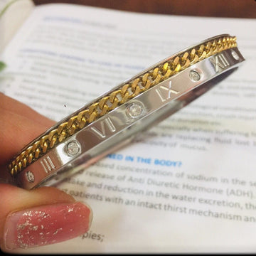 Vi Gold Kada Bracelet