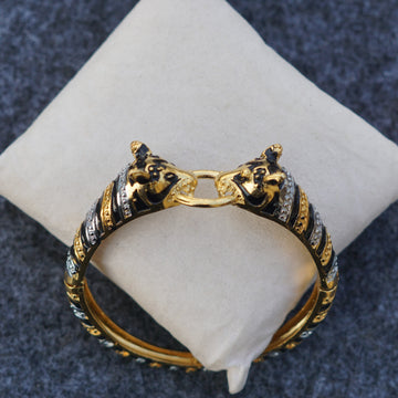 Tiger Gold Kada Bracelet