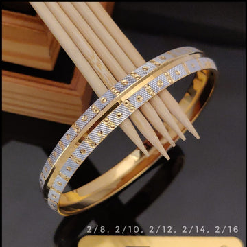 Punjabi Kada 7 Gold Luxuries Kada Bracelet