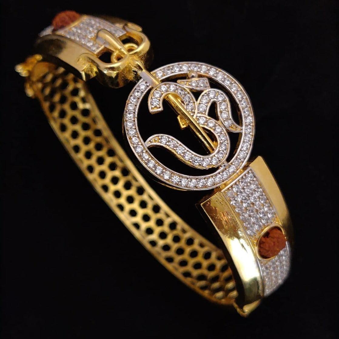 Om Gold Bracelet